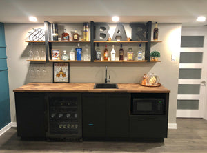 Multi-Level Metal Kitchen Shelf Bracket
