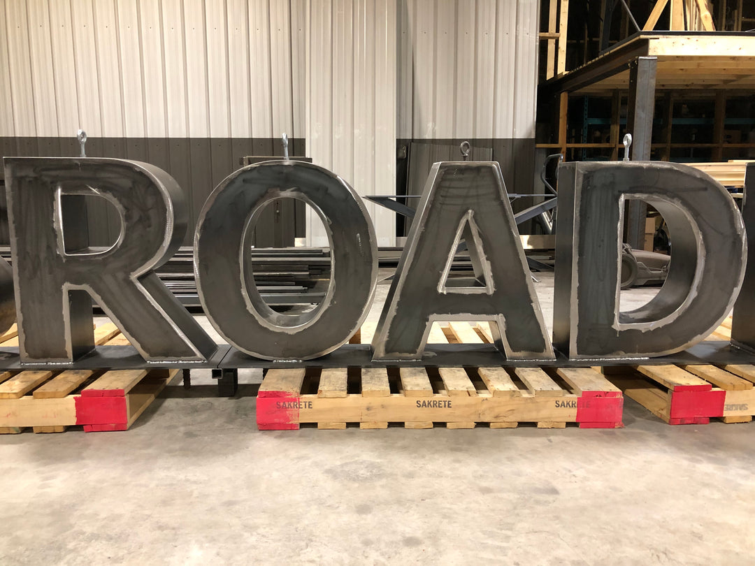 Metal Block Letters – Black & Smith Ironworks